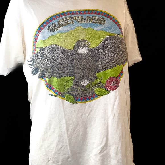 ✨Vintage 1984 Grateful Dead Fall Tour Shirt Single Stitch Distressed Band Tee - Picture 2 of 7
